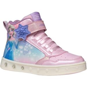 Geox J Skylin Girl Sneaker, Pink, 7 UK Child Geox J Skylin Girl Sneaker, Pink, 7 UK Child