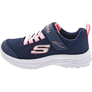 Skechers Girl's Dreamy Dancer Miss Minimalistic Sneaker, Navy Mesh Coral Trim, 1 UK Skechers Girl's Dreamy Dancer Miss Minimalistic Sneaker, Navy Mesh Coral Trim, 1 UK