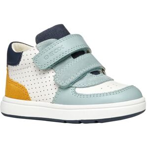 Geox Baby B BIGLIA BOY A Sneaker, White/Sage, 3 UK Child Geox Baby B BIGLIA BOY A Sneaker, White/Sage, 3 UK Child