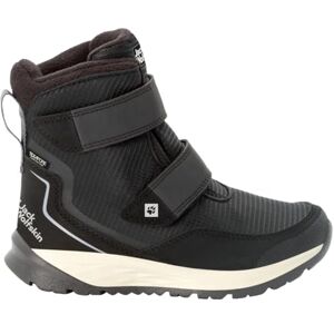 Jack Wolfskin Boy's Unisex Kids Polar Bear Texapore HIGH VC K Snow Boot, Black/Grey, 8 UK Child Jack Wolfskin Boy's Unisex Kids Polar Bear Texapore HIGH VC K Snow Boot, Black/Grey, 8 UK Child