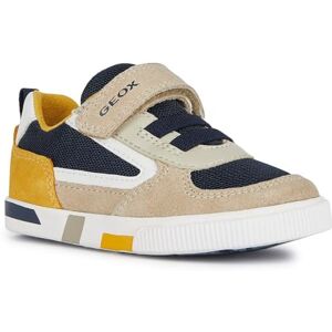 Geox Baby Kilwi Boy B Sneaker, Taupe Navy, 3.5 UK Child Geox Baby Kilwi Boy B Sneaker, Taupe Navy, 3.5 UK Child