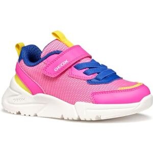 Geox J Loftus Girl A Sneaker, Fluo Fuchsia/Royal, 6 UK Child Geox J Loftus Girl A Sneaker, Fluo Fuchsia/Royal, 6 UK Child