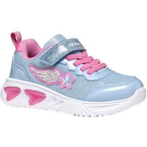 Geox J Assister Girl B Sneaker, Sky/Pink, 11 UK Child Geox J Assister Girl B Sneaker, Sky/Pink, 11 UK Child
