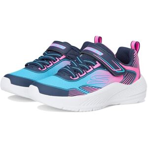 Skechers Girl's Microspec Advance Oasis Point Sneaker, Navy Pu/Multi Mesh, 11 UK Skechers Girl's Microspec Advance Oasis Point Sneaker, Navy Pu/Multi Mesh, 11 UK