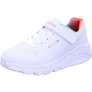 Skechers Girl's James Goldcrown Uno Lite White Skechers Girl's James Goldcrown Uno Lite White