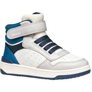 Geox J WASHIBA BOY Sneaker, White/Lt Grey, 7.5 UK Child Geox J WASHIBA BOY Sneaker, White/Lt Grey, 7.5 UK Child