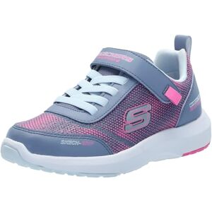 Skechers Girls Dynamic Tread Journey Time Sneaker, Charcoal Pink, 2.5 UK Child Skechers Girls Dynamic Tread Journey Time Sneaker, Charcoal Pink, 2.5 UK Child