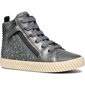 Geox J MIRROLESS Girl A Sneaker, Gray, 10 UK Child Geox J MIRROLESS Girl A Sneaker, Gray, 10 UK Child