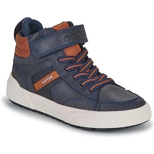 Geox J Weemble Boy A Sneaker, Navy Cognac, 1 UK Geox J Weemble Boy A Sneaker, Navy Cognac, 1 UK