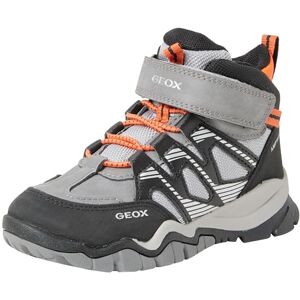 Geox J Montrack Boy B ABX Sneaker, Grey/Orange, 10 UK Child Geox J Montrack Boy B ABX Sneaker, Grey/Orange, 10 UK Child
