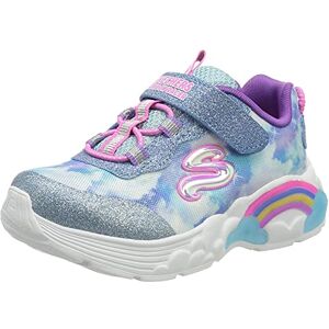 Skechers RAINBOW RACER, Girl's Sneaker, Blue Mesh/Trim, 12.5 Child UK (31 EU) Skechers RAINBOW RACER, Girl's Sneaker, Blue Mesh/Trim, 12.5 Child UK (31 EU)