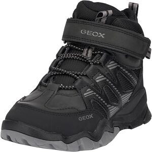 Geox J Montrack Boy B ABX Sneaker, Schwarz, 4 UK Geox J Montrack Boy B ABX Sneaker, Schwarz, 4 UK