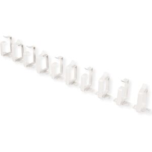 Roline Cable Holder, 44 x 60 mm Grey Pack of 10 Roline Cable Holder, 44 x 60 mm Grey Pack of 10