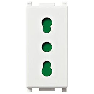VIMAR Plana Series Socket, Sicury White 5 Pieces) VIMAR Plana Series Socket, Sicury White 5 Pieces)