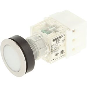 Schlegel 23.000.462 Push Button Stainless Steel, Push Button Cap, White, Push Contact Sensor 1 N/O Contact, Screw Connection Schlegel 23.000.462 Push Button Stainless Steel, Push Button Cap, White, Push Contact Sensor 1 N/O Contact, Screw Connection