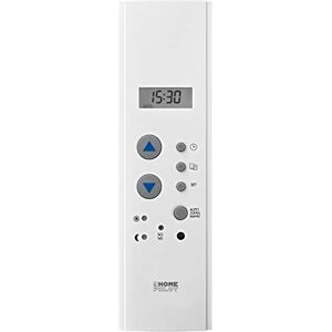 HOMEPILOT Timer belt box format, shutter control for roller shutter motor, suitable for belt box, belt box clock with random function, daily program, connection for sun sensor, 230 V, white HOMEPILOT Timer belt box format, shutter control for roller shutter motor, suitable for belt box, belt box clock with random function, daily program, connection for sun sensor, 230 V, white