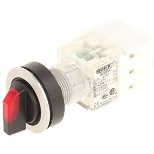 Schlegel Club 23.001.384 Light Switch, Latching, Stainless Steel, 3 Positions Momentary Contact Sensor LED Lamp Holder t5,5 K 2 normally open contacts 24 V, SCREW ON, RED (Pack of 2) Schlegel Club 23.001.384 Light Switch, Latching, Stainless Steel, 3 Positions Momentary Contact Sensor LED Lamp Holder t5,5 K 2 normally open contacts 24 V, SCREW ON, RED (Pack of 2)