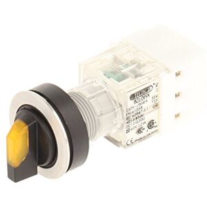 Schlegel Club 23.001.343 Light 2 Positions Selector Latching Stainless Steel Contact Button Sensor LED Lamp Holder t5,5 K 1 Closer + 1 opener 24 V, SCREW TERMINALS – Yellow (Pack of 2) Schlegel Club 23.001.343 Light 2 Positions Selector Latching Stainless Steel Contact Button Sensor LED Lamp Holder t5,5 K 1 Closer + 1 opener 24 V, SCREW TERMINALS – Yellow (Pack of 2)