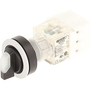 Schlegel Club 23.001.209 Light Switch, Latching, 3 Positions Momentary Contact Sensor LED Lamp Holder t5,5 K 2 normally open contacts 24 V, SCREW Connector, Clear/Silver Schlegel Club 23.001.209 Light Switch, Latching, 3 Positions Momentary Contact Sensor LED Lamp Holder t5,5 K 2 normally open contacts 24 V, SCREW Connector, Clear/Silver