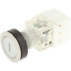 Schlegel 23.000.616 Push Button Stainless Steel, Clear Button Cap, Identification Plate I, Push Contact Sensor 1 N/O Contact, Screw Connection Schlegel 23.000.616 Push Button Stainless Steel, Clear Button Cap, Identification Plate I, Push Contact Sensor 1 N/O Contact, Screw Connection