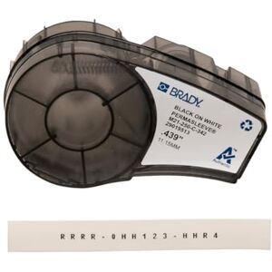 Brady M21-250-C-342 Black White Label - Label Printer Supplies Brady M21-250-C-342 Black White Label - Label Printer Supplies