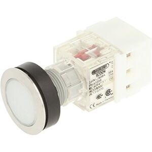 Schlegel 23.000.498 Push Button Stainless Steel, Push Button Cap White, Push Contact Sensor 2 Openers, Screw Connection Schlegel 23.000.498 Push Button Stainless Steel, Push Button Cap White, Push Contact Sensor 2 Openers, Screw Connection