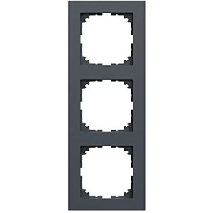 Schneider Electric Merten System M Pure Frame, 3-Gang, Anthracite, MEG4030 3614 Schneider Electric Merten System M Pure Frame, 3-Gang, Anthracite, MEG4030 3614