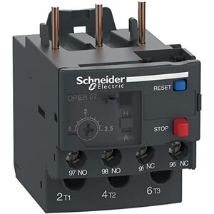 Schneider Electric DPER07 Easy TeSys Thermal Overload Relay with Manual/Automatic Reset, Screw Clamp Terminals Used with Air Conditioner, Heat Pump, HVAC, AC Compressor and More, 1.6-2.5Amps Schneider Electric DPER07 Easy TeSys Thermal Overload Relay with Manual/Automatic Reset, Screw Clamp Terminals Used with Air Conditioner, Heat Pump, HVAC, AC Compressor and More, 1.6-2.5Amps