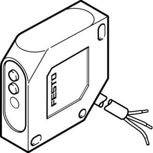 FESTO 537777 Diffuse Sensor, Model SOEL-RTH-Q50-PA-K-3L FESTO 537777 Diffuse Sensor, Model SOEL-RTH-Q50-PA-K-3L