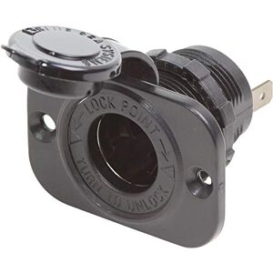 Blue Sea Systems 1011 Dash Socket, 12V, Black Blue Sea Systems 1011 Dash Socket, 12V, Black