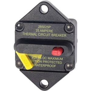 Blue Sea Systems 7080 285-Series Circuit Breaker, Panel Mount, 25A Blue Sea Systems 7080 285-Series Circuit Breaker, Panel Mount, 25A