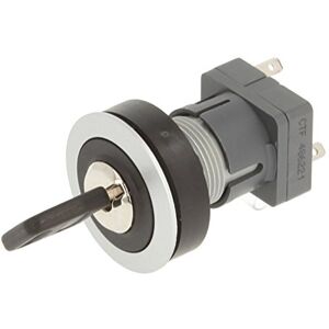Schlegel 23.001.441 Key Switch Silver-Coloured, Locking, 2 Positions 11-13 o'clock, Push Contact Sensor 1 Changer Schlegel 23.001.441 Key Switch Silver-Coloured, Locking, 2 Positions 11-13 o'clock, Push Contact Sensor 1 Changer