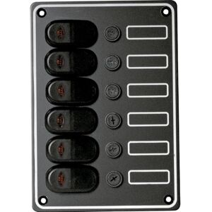 Plastimo SWITCH PANEL WATERPROOF 6 GANG Plastimo SWITCH PANEL WATERPROOF 6 GANG