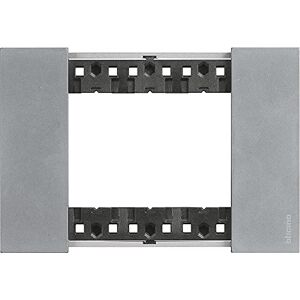 Bticino KA4803NW Living Now Plate 3 Modules, Zamak, Multicoloured Bticino KA4803NW Living Now Plate 3 Modules, Zamak, Multicoloured