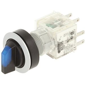 Schlegel Club 23.001.162 Light Switch, Latching, 2 Positions Momentary Contact Sensor LED Lamp Holder t5,5 K 1 Closer + 1 opener 24 V Blue/Silver (Pack of 2) Schlegel Club 23.001.162 Light Switch, Latching, 2 Positions Momentary Contact Sensor LED Lamp Holder t5,5 K 1 Closer + 1 opener 24 V Blue/Silver (Pack of 2)