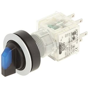 Schlegel Club 23.001.161 Light Switch, Latching, 2 Positions Momentary Contact Sensor LED Lamp Holder t5,5 K 2 normally open contacts 24 V – Blue/Silver (Pack of 2) Schlegel Club 23.001.161 Light Switch, Latching, 2 Positions Momentary Contact Sensor LED Lamp Holder t5,5 K 2 normally open contacts 24 V – Blue/Silver (Pack of 2)