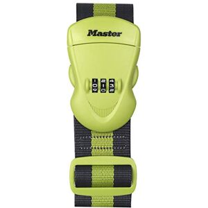 Master Lock 4701EURDGRN Luggage Strap with Combination Lock, Green, 190 x 6,5 x 4,8 cm, 200 mm Master Lock 4701EURDGRN Luggage Strap with Combination Lock, Green, 190 x 6,5 x 4,8 cm, 200 mm