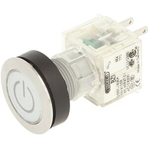Schlegel 23.000.728 Push Button Stainless Steel, Clear Button Cap, Identification Plate Symbol On/Off, Push Contact Sensor 1 NO Contact Schlegel 23.000.728 Push Button Stainless Steel, Clear Button Cap, Identification Plate Symbol On/Off, Push Contact Sensor 1 NO Contact