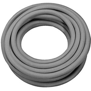REV ISO pipe for electrical installation, flexible cable pipe EN16 25m 750N/5cm, -25°C to +60°C, grey REV ISO pipe for electrical installation, flexible cable pipe EN16 25m 750N/5cm, -25°C to +60°C, grey