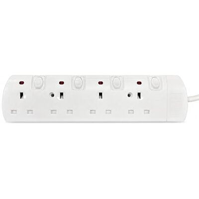 Status - S4WSS2M1PKB12 - White - 2m - Power strip Status - S4WSS2M1PKB12 - White - 2m - Power strip