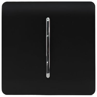 Trendi - Matt Black Range - 1G2W - Matt Black - Light Switch Trendi - Matt Black Range - 1G2W - Matt Black - Light Switch