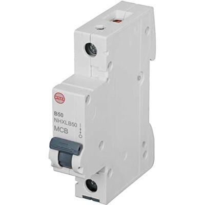 Wylex NHXLB50 Miniature Circuit Breaker MCB 6kA Type B 50 Amp Wylex NHXLB50 Miniature Circuit Breaker MCB 6kA Type B 50 Amp
