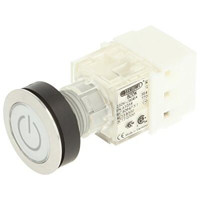 Schlegel 23.000.770 Push Button Stainless Steel, Clear Button Cap, Identification Plate Symbol On/Off, Push Contact Sensor 1 Opener, Screw Connection Schlegel 23.000.770 Push Button Stainless Steel, Clear Button Cap, Identification Plate Symbol On/Off, Push Contact Sensor 1 Opener, Screw Connection
