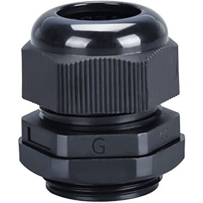 kewing 6Pcs Plastic G3/4 Cable Gland Waterproof IP68 9mm-15mm Wire Electrical Conduit Connector Joint kewing 6Pcs Plastic G3/4 Cable Gland Waterproof IP68 9mm-15mm Wire Electrical Conduit Connector Joint