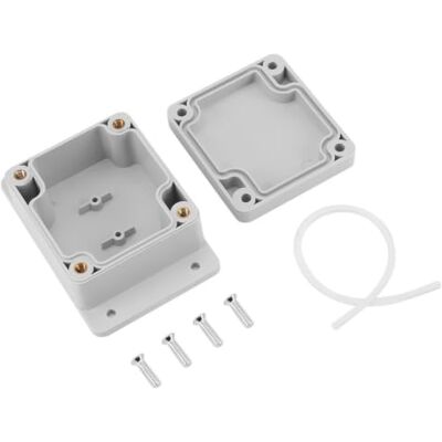 Keenso IP65 Waterproof Electrical Junction Box, ABS Plastic Outdoor Enclosure, Durable Instrument Case for Home, Garden, and Industrial Projects(89x59x35mm) Keenso IP65 Waterproof Electrical Junction Box, ABS Plastic Outdoor Enclosure, Durable Instrument Case for Home, Garden, and Industrial Projects(89x59x35mm)