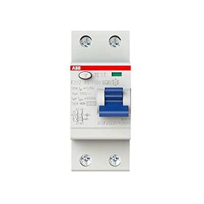 ABB F202 A S-100/0.1 Residual Current Circuit Breaker, 230V, 100 Amp Current (2CSF202201R2900) ABB F202 A S-100/0.1 Residual Current Circuit Breaker, 230V, 100 Amp Current (2CSF202201R2900)