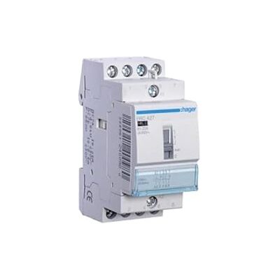 Hager Sistemas ERC427 Manual Contactor, 25A, 2Na+2Nc, 230V Hager Sistemas ERC427 Manual Contactor, 25A, 2Na+2Nc, 230V
