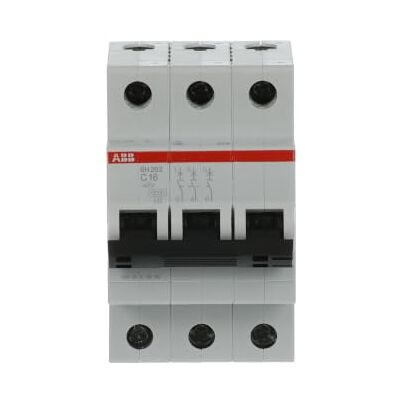 ABB SH203-C16 Miniature Circuit Breaker, 3 Pole, 16 Amp (2CDS213001R0164) ABB SH203-C16 Miniature Circuit Breaker, 3 Pole, 16 Amp (2CDS213001R0164)