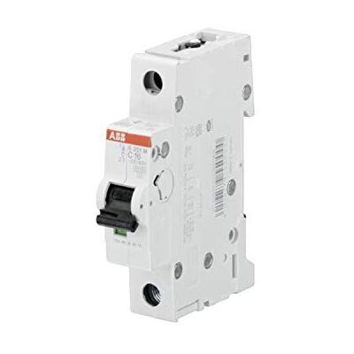 ABB S201M-C1 Miniature Circuit Breaker, 1 Pole, Type C, 10/15kA Breaking Capacity, 1 Amp Current (2CDS271001R0014) ABB S201M-C1 Miniature Circuit Breaker, 1 Pole, Type C, 10/15kA Breaking Capacity, 1 Amp Current (2CDS271001R0014)