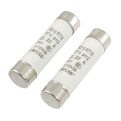 Uxcell Sourcingmap 2 Pcs AC 500V 20A Fast-Blow Acting Ceramic Fuse 10mm x 38mm Uxcell Sourcingmap 2 Pcs AC 500V 20A Fast-Blow Acting Ceramic Fuse 10mm x 38mm